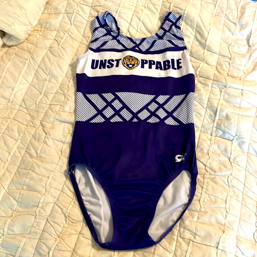 GK LSU Tigers Leotard Adult Medium